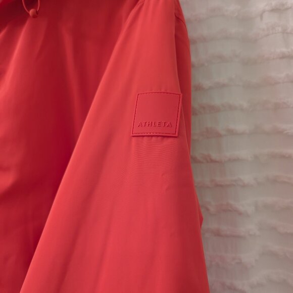 New bright coral cropped bomber - Picture 3 of 5